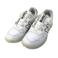NEW BALANCE GOLF �j���[�o�����X WGBS996X �X�p�C�N���X �S���t�V���[�Y  �z���C�g�n �T�C�Y�F22.5 �����N�FB- �y���Áz�S���t�E�F�A