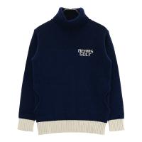 BEAMS GOLF �r�[���X�S���t  �^�[�g���l�b�N �����j�b�g�Z�[�^�[  �l�C�r�[�n �T�C�Y�FS �����N�FB �y���Áz�S���t�E�F�A