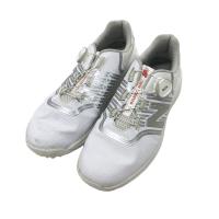 NEW BALANCE GOLF �j���[�o�����X UGBF996W �S���t�V���[�Y  �z���C�g�n �T�C�Y�F26.0cm �����N�FB �y���Áz�S���t�E�F�A