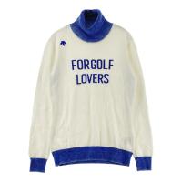 DESCENTE GOLF �f�T���g�S���t  �^�[�g���l�b�N �����j�b�g�Z�[�^�[  �z���C�g�n �T�C�Y�FM �����N�FB �y���Áz�S���t�E�F�A