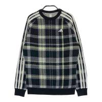 ADIDAS GOLF �A�f�B�_�X�S���t ; HY0906 �E�[���� ���� �j�b�g�Z�[�^�[ �`�F�b�N�� �u���b�N�n �T�C�Y�FL �����N�FA- �y���Áz�S���t�E�F�A