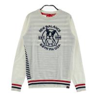 NEW BALANCE GOLF �j���[�o�����X  �����j�b�g�Z�[�^�[ �{�X�g���e���A�� �z���C�g�n �T�C�Y�F0 �����N�FB �y���Áz�S���t�E�F�A