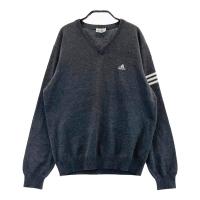 ADIDAS GOLF �A�f�B�_�X�S���t IC361 V�l�b�N �j�b�g�Z�[�^�[ �X���[�X�g���C�v  �O���[�n �T�C�Y�FL �����N�FA- �y���Áz�S���t�E�F�A