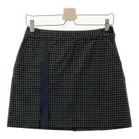 BLACK&WHITE �u���b�N�A���h�z���C�g  �X�g���b�`�X�J�[�g �`�F�b�N�� �u���b�N�n �T�C�Y�FM �����N�FA- �y���Áz�S���t�E�F�A