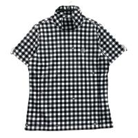 BLACK&WHITE �u���b�N�A���h�z���C�g  �n�C�l�b�N ����T�V���c �`�F�b�N�� �u���b�N�n �T�C�Y�F1 �����N�FN �y�V�i�z�S���t�E�F�A