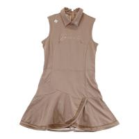 DESCENTE GOLF �f�T���g�S���t LUXE COLLECTION �m�[�X���[�u�����s�[�X  �x�[�W���n �T�C�Y�FS �����N�FA- �y���Áz�S���t�E�F�A