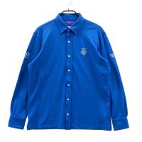 BEAMS GOLF �r�[���X�S���t  �����V���c �{�^���_�E��  �u���[�n �T�C�Y�FL �����N�FA- �y���Áz�S���t�E�F�A