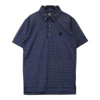 FOOT JOY �t�b�g�W���C  �����|���V���c �{�^���_�E�� �`�F�b�N�� �l�C�r�[�n �T�C�Y�FM �����N�FA- �y���Áz�S���t�E�F�A