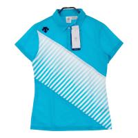 DESCENTE GOLF �f�T���g�S���t  �����|���V���c �΂߃X�g���C�v�� �u���[�n �T�C�Y�FO �����N�FN �y�V�i�z�S���t�E�F�A