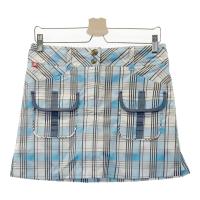 FILA GOLF �t�B���S���t SX5DL333 �C���i�[�t �X�J�[�g �`�F�b�N�� �u���[�n �T�C�Y�FL �����N�FB �y���Áz�S���t�E�F�A