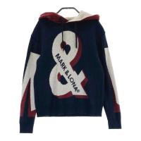 MARK&LONA �}�[�N�A���h���i 15���N���f�� �E�[���� �j�b�g�p�[�J�[ AND Knit Hoodie  �l�C�r�[�n �T�C�Y�F36 �����N�FB �y���Áz�S���t�E�F�A