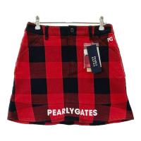 PEARLY GATES �p�[���[�Q�C�c  �X�g���b�`�X�J�[�g �`�F�b�N�� ���b�h�n �T�C�Y�F0 �����N�FN �y�V�i�z�S���t�E�F�A