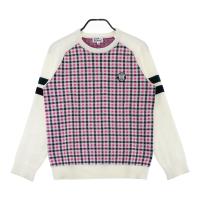 JACK BUNNY �W���b�N�o�j�[  �j�b�g�Z�[�^�[ �`�F�b�N�� �z���C�g�n �T�C�Y�F4 �����N�FB �y���Áz�S���t�E�F�A