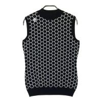 DESCENTE GOLF �f�T���g�S���t  ���b�N�l�b�N �j�b�g�x�X�g ���� �u���b�N�n �T�C�Y�FL �����N�FA- �y���Áz�S���t�E�F�A