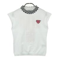 DEVEREUX GOLF �f���@���[�S���t  ���b�N�l�b�N �t�����`�X���[�u�V���c  �z���C�g�n �T�C�Y�FM �����N�FB �y���Áz�S���t�E�F�A