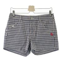 PEARLY GATES �p�[���[�Q�C�c  �V���[�g�p���c �`�F�b�N�� �l�C�r�[�n �T�C�Y�F1 �����N�FA- �y���Áz�S���t�E�F�A