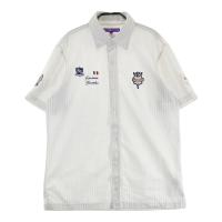 BEAMS GOLF �r�[���X�S���t  �����V���c �X�g���C�v�� �z���C�g�n �T�C�Y�FM �����N�FB �y���Áz�S���t�E�F�A