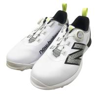 NEW BALANCE GOLF �j���[�o�����X UGS2500B Fresh Foam X 2500 v4 SL BOA �X�p�C�N���X �S���t�V���[�Y  �z���C�g�n �T�C�Y�F25cm �����N�FA- �y���Áz�S���t�E�F�A
