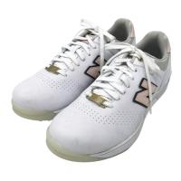 NEW BALANCE GOLF �j���[�o�����X 2024�N���f�� UG3000MP �S���t�V���[�Y ���^���v���[�g  �z���C�g�n �T�C�Y�F23 �����N�FB �y���Áz�S���t�E�F�A