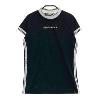 NEW BALANCE GOLF �j���[�o�����X  ���b�N�l�b�N����T�V���c  �u���b�N�n �T�C�Y�F0 �����N�FA- �y���Áz�S���t�E�F�A