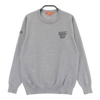 BEAMS GOLF �r�[���X�S���t  �N���[�l�b�N �����j�b�g�Z�[�^�[  �O���[�n �T�C�Y�FM �����N�FB �y���Áz�S���t�E�F�A