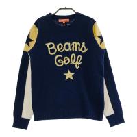 BEAMS GOLF �r�[���X�S���t  �j�b�g�Z�[�^�[  �l�C�r�[�n �T�C�Y�FL �����N�FB �y���Áz�S���t�E�F�A