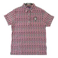 BEAMS GOLF �r�[���X�S���t  �����|���V���c �{�^���_�E�� �X�g���C�v�� ���b�h�n �T�C�Y�FL �����N�FA- �y���Áz�S���t�E�F�A