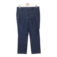 FOOT JOY �t�b�g�W���C  �X�g���b�`�p���c �`�F�b�N�� �l�C�r�[�n �T�C�Y�FXL �����N�FA- �y���Áz�S���t�E�F�A