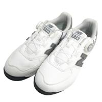 NEW BALANCE GOLF �j���[�o�����X UG574BC4 2025�N���f�� 574 v4 BOA �X�p�C�N���X�S���t�V���[�Y  �z���C�g�n �T�C�Y�F23cm �����N�FA �y���Áz�S���t�E�F�A