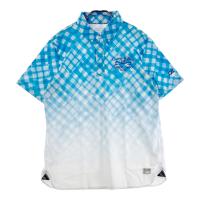 CUTTER&BUCK �J�b�^�[�A���h�o�b�N  �����|���V���c �{�^���_�E�� �`�F�b�N�� �u���[�n �T�C�Y�FLL �����N�FA- �y���Áz�S���t�E�F�A