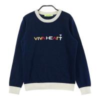 VIVA HEART �r�o�n�[�g  �N�[���l�b�N �����j�b�g�Z�[�^�[  �l�C�r�[�n �T�C�Y�F40 �����N�FB �y���Áz�S���t�E�F�A