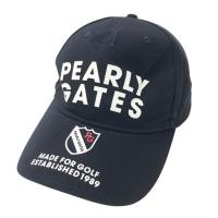 PEARLY GATES �p�[���[�Q�C�c  �L���b�v  �l�C�r�[�n �����N�FA- �y���Áz�S���t�E�F�A