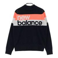 NEW BALANCE GOLF �j���[�o�����X  ���b�N�l�b�N �j�b�g �Z�[�^�[  �u���b�N�n �T�C�Y�F0 �����N�FA- �y���Áz�S���t�E�F�A