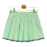 DESCENTE GOLF �f�T���g�S���t  �v���[�c�ؑ� �X�g���b�`�X�J�[�g  �O���[���n �T�C�Y�FS �����N�FB �y���Áz�S���t�E�F�A