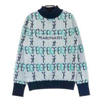 PEARLY GATES �p�[���[�Q�C�c 2024�N���f�� ���b�N�l�b�N�����j�b�g�Z�[�^�[ ���S�� �O���[�n �T�C�Y�F0 �����N�FB �y���Áz�S���t�E�F�A