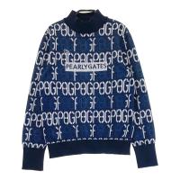 PEARLY GATES �p�[���[�Q�C�c 2024�N���f�� �n�C�l�b�N �j�b�g�Z�[�^�[ ���� �l�C�r�[�n �T�C�Y�F0 �����N�FB �y���Áz�S���t�E�F�A