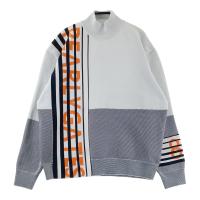 PEARLY GATES �p�[���[�Q�C�c 2024�N���f�� �����j�b�g�Z�[�^�[ �X�g���C�v�� �z���C�g�n �T�C�Y�F1 �����N�FA- �y���Áz�S���t�E�F�A