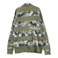 PEARLY GATES �p�[���[�Q�C�c 2025�N���f�� �n�C�l�b�N ���� �j�b�g�Z�[�^�[ ���� �J�[�L�n �T�C�Y�F5 �����N�FB �y���Áz�S���t�E�F�A