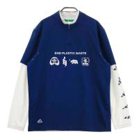 ADIDAS GOLF �A�f�B�_�X�S���t  ���b�N�l�b�N ���C���[�h �V���c�Z�b�g  �l�C�r�[�n �T�C�Y�FXL �����N�FB �y���Áz�S���t�E�F�A