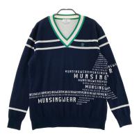 MUNSING WEAR �}���V���O�E�F�A  �����j�b�g�Z�[�^�[  �l�C�r�[�n �T�C�Y�FLL �����N�FB �y���Áz�S���t�E�F�A