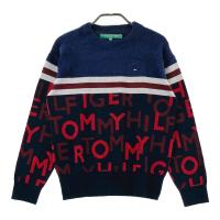 TOMMY HILFIGER GOLF �g�~�[ �q���t�B�K�[�S���t  ���b�N�l�b�N �j�b�g�Z�[�^�[ ���� �l�C�r�[�n �T�C�Y�FM �����N�FB �y���Áz�S���t�E�F�A