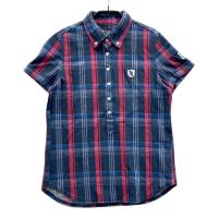 PEARLY GATES �p�[���[�Q�C�c  �����|���V���c �{�^���_�E�� �`�F�b�N�� �l�C�r�[�n �T�C�Y�F0 �����N�FB �y���Áz�S���t�E�F�A