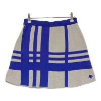 DESCENTE GOLF �f�T���g�S���t DGWUJE05 �j�b�g �t���A�X�J�[�g �`�F�b�N�� �x�[�W���n �T�C�Y�FS �����N�FA- �y���Áz�S���t�E�F�A