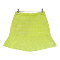 DESCENTE GOLF �f�T���g�S���t ; �j�b�g �t���A�X�J�[�g �i�q�� �O���[���n �T�C�Y�FS �����N�FA- �y���Áz�S���t�E�F�A