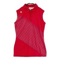 DESCENTE GOLF �f�T���g�S���t  �m�[�X���[�u�|���V���c  ���b�h�n �T�C�Y�FL �����N�FA- �y���Áz�S���t�E�F�A