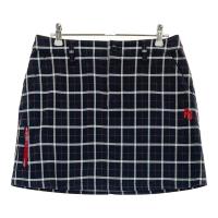 PEARLY GATES �p�[���[�Q�C�c  �X�g���b�`�X�J�[�g �`�F�b�N�� �l�C�r�[�n �T�C�Y�F1 �����N�FB �y���Áz�S���t�E�F�A