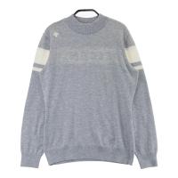 DESCENTE GOLF �f�T���g�S���t  ���b�N�l�b�N �����j�b�g�Z�[�^�[  �O���[�n �T�C�Y�FL �����N�FB �y���Áz�S���t�E�F�A