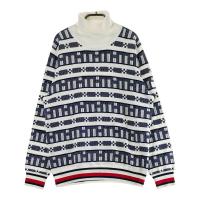 TOMMY HILFIGER GOLF �g�~�[ �q���t�B�K�[�S���t  �^�[�g���l�b�N�����j�b�g�Z�[�^�[ ���� �l�C�r�[�n �T�C�Y�FLL �����N�FB �y���Áz�S���t�E�F�A