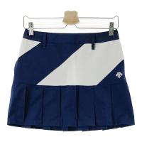 DESCENTE GOLF �f�T���g�S���t  �X�g���b�`�X�J�[�g �v���[�c  �l�C�r�[�n �T�C�Y�FS �����N�FA- �y���Áz�S���t�E�F�A