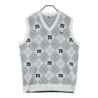 FILA GOLF �t�B���S���t MO4CM800 V�l�b�N �j�b�g�x�X�g �E�[���� ���S �A�[�K�C���� �z���C�g�n �T�C�Y�FL �����N�FB �y���Áz�S���t�E�F�A